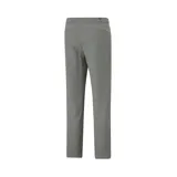 Pantalón de jogging azul marino de Puma, con logo blanco estampado en el muslo izquierdo. Confeccionado en tejido de punto de algodón y poliéster, con cintura elástica ajustable con cordón, bolsillos laterales y puños elásticos.