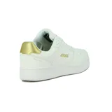 Championes Avia Denebola para mujer, color blanco con detalles dorados.