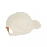 Gorra de béisbol color beige con logo Adidas bordado en marrón en el frente.