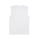 Musculosa blanca de algodón con logo Puma estampado en negro en el pecho.