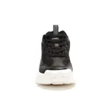 Zapatillas Caterpillar Intruder Lite Vent de mujer, color negro con suela blanca. Capellada de cuero y malla, forro de gamuza y plantilla de espuma de PU. Suela exterior de EVA ligera.