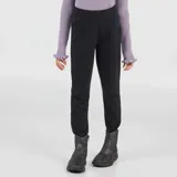 Legging negro liso con cintura elástica.