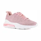 Zapatillas deportivas Champion, con capellada tejida en tonos grises y negros, cordones negros, suela blanca con cámara de aire visible y detalles en negro.