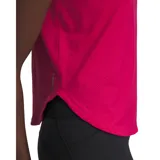 Musculosa deportiva fucsia Under Armour Launch Elite Tank, de corte holgado y espalda deportiva.