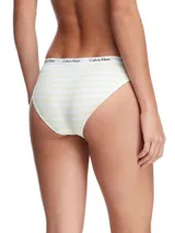 Bombachas clásicas de algodón elástico con cintura elástica y logo de Calvin Klein.