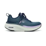 Championes deportivos Skechers Go Run Elevate 2.0 color azul marino con detalles en lila. Capellada de tejido técnico con superposiciones sintéticas, plantilla Air-Cooled Goga Mat, amortiguación ULTRALIGERA y suela de tracción flexible.