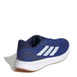 Championes Adidas Run Falcon 5 JRS, color azul con detalles plateados y suela blanca.