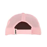 Gorra deportiva rosa con logo de Diadora bordado en blanco.