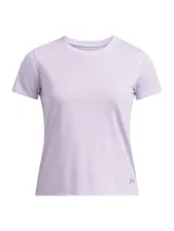 Remera deportiva negra de manga corta, marca Under Armour, modelo Launch Shortsleeve.