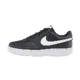 Zapatillas urbanas Nike Court Vision Lo BE, color negro con logo blanco.