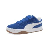 Championes Puma Park Lifestyle Easy SD para hombre, color azul con detalles en blanco y suela marrón.