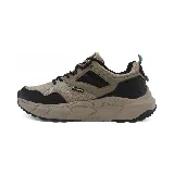 Zapatillas deportivas Panama Jack para hombre, color beige con detalles en negro y marrón.