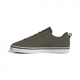 Championes Adidas VS Pace 2.0 color verde militar con las tres tiras clásicas en negro y suela blanca.