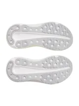 Championes Under Armour Infinite Elite 2, color amarillo flúor con detalles en gris y blanco.