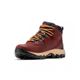 Bota de senderismo Columbia Newton Ridge Plus II, color marrón, con capellada de cuero recubierto de PU, ante y malla. Cuenta con tecnología Omni-Tech™ impermeable y transpirable, entresuela TechLite™ para amortiguación y suela Omni-Grip™ para tracción en todo tipo de terrenos.