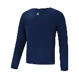 Remera térmica de manga larga Topper, color azul marino, con logo de la marca estampado en el pecho.