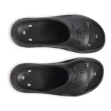 Sandalia Under Armour para hombre, modelo M Locker V SL, color negro con logo en relieve en la tira.