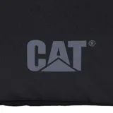 Mochila negra de poliéster ripstop con correas ajustables para los hombros con malla transpirable, asas laterales de tela, asa de tela, bolsillo frontal con cremallera, correa ajustable para el pecho, compartimento principal trasero con bolsillo acolchado para un ordenador portátil, correas de compresión en los laterales, detalles de cordones y logotipo reflectante estampado.