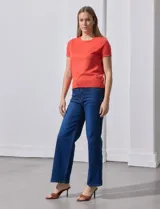 Buzo blanco tejido en hilado fino, marca Ninety.