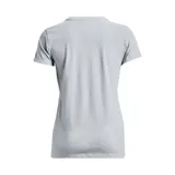 Remera deportiva Under Armour color fucsia con logo blanco estampado en el frente.