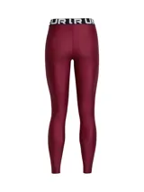 Calza deportiva Under Armour HeatGear color azul brillante, con cintura alta elástica con logo de la marca.