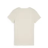 Remera de mujer color lila con estampado gráfico y cuello redondo.