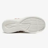 Championes Fila Trend 2.0 color beige con detalles en rosa y suela blanca.