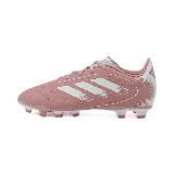 Championes de fútbol Adidas Goletto IX FG/MG color rosa con las tres tiras blancas en el lateral.
