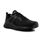 Championes Skechers Bobs Sport Squad Chaos color negro, con capellada de malla y cuero sintético, plantilla Skechers Memory Foam y suela flexible con tracción.
