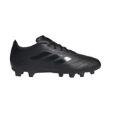 Championes de fútbol Adidas Goletto IX, color negro, con exterior de cuero sintético, ajuste clásico con cordones y suela versátil para terreno firme y pasto sintético.