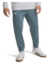 Pantalón de jogging Under Armour Armour Fleece para hombre, color azul grisáceo, con logo de la marca en blanco. Confeccionado en tejido Armour Fleece, ligero, cálido y elástico.