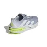 Championes Adidas Adistar 3 color gris con detalles en blanco y amarillo.
