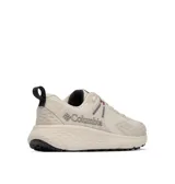 Championes de senderismo Columbia Konos TRS para hombre, color beige con detalles en negro y rojo. Capellada de malla técnica con superposiciones sin costuras, sistema Navic Fit para sujeción en el mediopié, entresuela Techlite+ con almohadillas de desviación y suela Adapt Trax para tracción en superficies secas y mojadas.