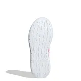 Championes Adidas Lite Racer 4.0 de mujer, color blanco con detalles en rosa, capellada de malla y tecnología Cloudfoam en la entresuela.