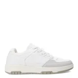 Championes urbanos de hombre, color blanco con detalles en gris en la puntera y la suela.