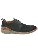 Zapato híbrido RKF Mandalay, color verde con detalles en gris y suela marrón. Fabricado con tejido ligero y cuero.