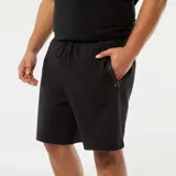 Bermudas deportivas negras de punto de piqué.
