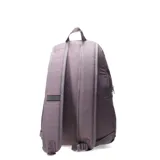 Mochila Puma color lila con logo estampado en blanco.