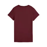 Remera de manga corta color bordó con logo de Puma estampado en el pecho.