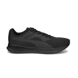 Championes Puma Transport de mujer, color negro con detalles en rosa y blanco.