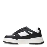 Championes urbanos Push Mangieri acordonados, color beige con detalles en blanco y suela marrón.