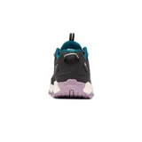 Zapatillas de trekking Columbia Flow Fremont, color negro con detalles en turquesa y lila.