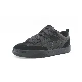 Zapatillas Puma Park Lifestyle OG de cuero sintético negro con detalles en gamuza negra y cordones grises.