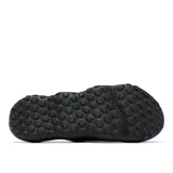 Sandalias Columbia Thrive Revive negras, diseñadas para la recuperación después de actividades físicas. Cuentan con entresuela de espuma ligera, suela de alta tracción Adapt Trax™ y ventilación lateral. Se recomienda pedir un talle menos.