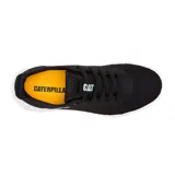 Championes urbanos Caterpillar modelo Hex Lite Vent, color negro con suela blanca. Capellada de malla de nylon y forro 100% reciclado.