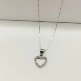 Conjunto Corazón en Plata 925 con Circonias