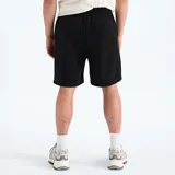 Short negro de The North Face con logo bordado en blanco.