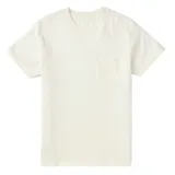 Remera de manga corta color blanco con bolsillo en el pecho.