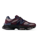 Championes unisex de malla y ante en color burdeos, con diseño futurista y entresuela de doble densidad que incorpora tecnologías de amortiguación ABZORB y SBS.