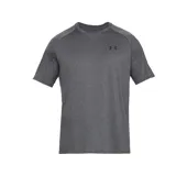 Remera Under Armour Tech 2.0 de hombre, color gris con logo negro en el pecho.
